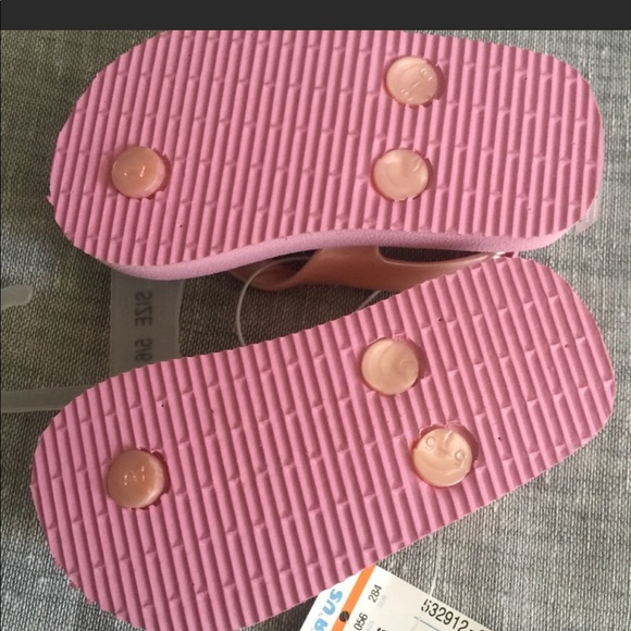 Girls Summer Pink Slide On Jelly flip flop sandals - Picture 4 of 4